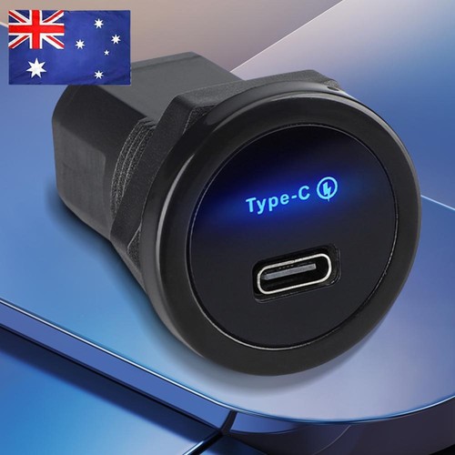 30W PD USB Charger Socket 12V/24V Quick Charge for Car RV Boat Marine Truck Golf