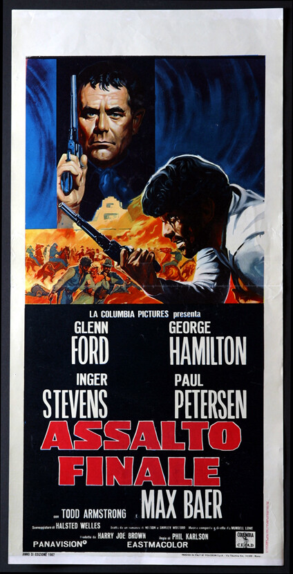 Locandina originale film Assalto finale (1967) - Regia di Phil Karlson, Roger Corman