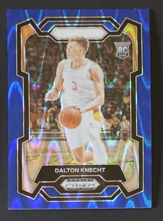 2024 Panini Prizm Draft Picks Blue Seismic Prizm /149 Dalton Knecht #50