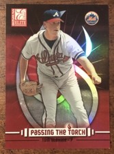 2003 Donruss Elite TOM GLAVINE Passing The Torch SP #d /1000! BRAVES