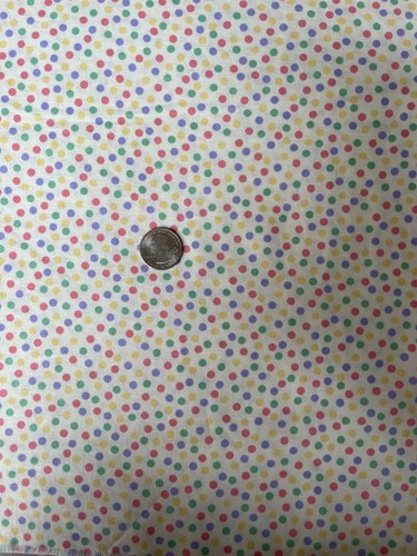 VIP Cranston Print Works Fabric Cotton Polka Dot Fabric Quilting Sewing 1 yard