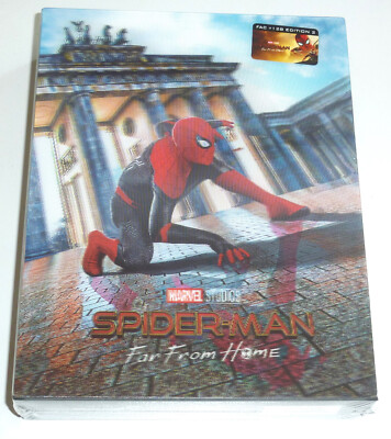 SPIDER-MAN FAR FROM HOME FILMARENA LENTICULAR E2 3-DISC BLU-RAY STEELBOOK OVP