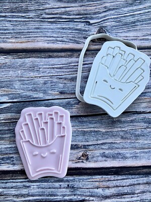 Pommes Ausstecher und Fondant Stempel Präger, Chips, Pommes vor Jungs
