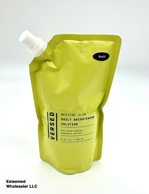 VERSED Weekend Glow Daily Brightening Solution Refill 8oz w/o box