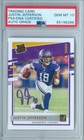 Justin Jefferson 2020 Donruss Canvas #313 RC Autograph PSA DNA Gem Mint 10 Auto
