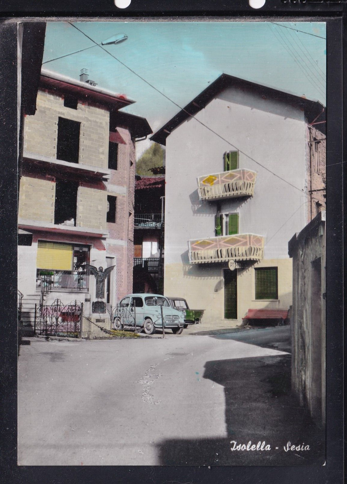Cartolina Isolella Sesia Poste AUTO AB1622