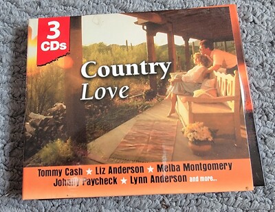 Various ''Country Love'' CD 3 Disc Set, Paycheck, Liz Anderson, Lynn Anderson More