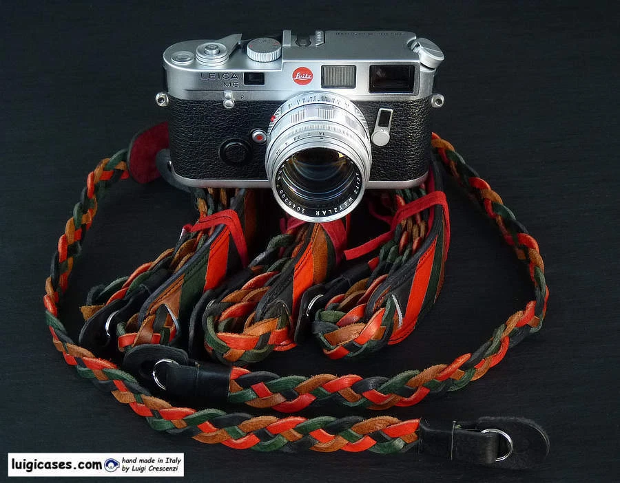 LUIGI Rainbow BRAIDED STRAP,4 STRANDS,% cm 96 LONG,UPS INCL,for LEICA,NIKON,FUJI - Image 2 of 2