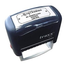 Personalised Custom Christmas Card Stationary Stamps 5 Designs and 3 Ink Colours