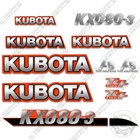 Fits Kubota KX080-3 Decal Kit Mini Excavator Replacement Decals (KX 080-3)