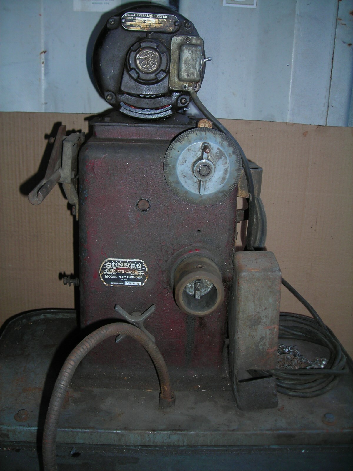 SUNNEN HONE BENCH TOP HORIZONTAL PISTON & ROD GRINDER HONING MACHINE