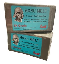 Chavant Monumelt FX Grade 2 lb - Oil Based Hard Sculpting Clay Special Effects