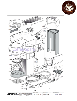 Smeg coffee maker parts diagram cleaning
