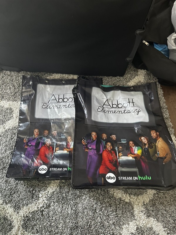 2x SDCC Abbott Elementary Swag Bag, San Diego Comic-Con 2024 Exclusive Bag Rare