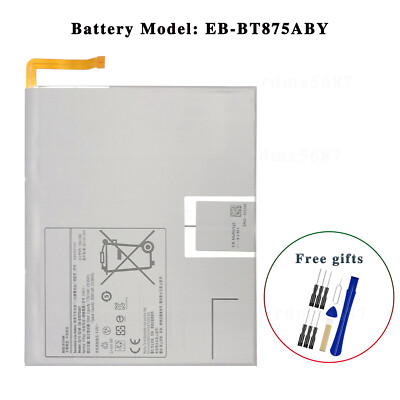 Battery EB-BT875ABY For Samsung Galaxy Tab S7 11'' SM-T870 SM-T875 SM-T978U Tool
