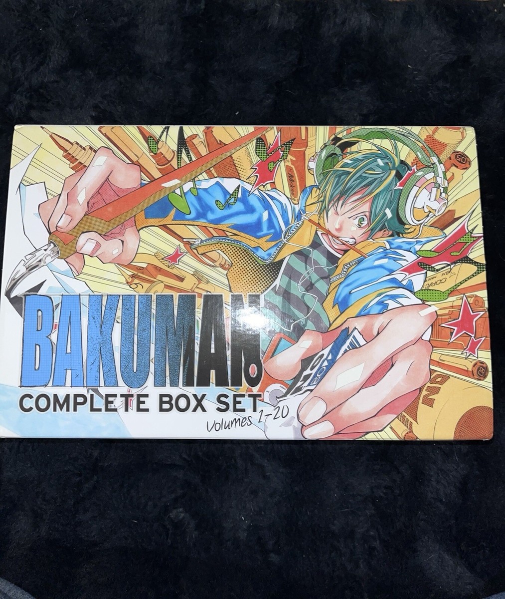 BAKUMAN ボックスセット 1-20巻 全巻 (英語版) Bakuman Box Set Complete Vol 1-20 English Manga Books - Poster