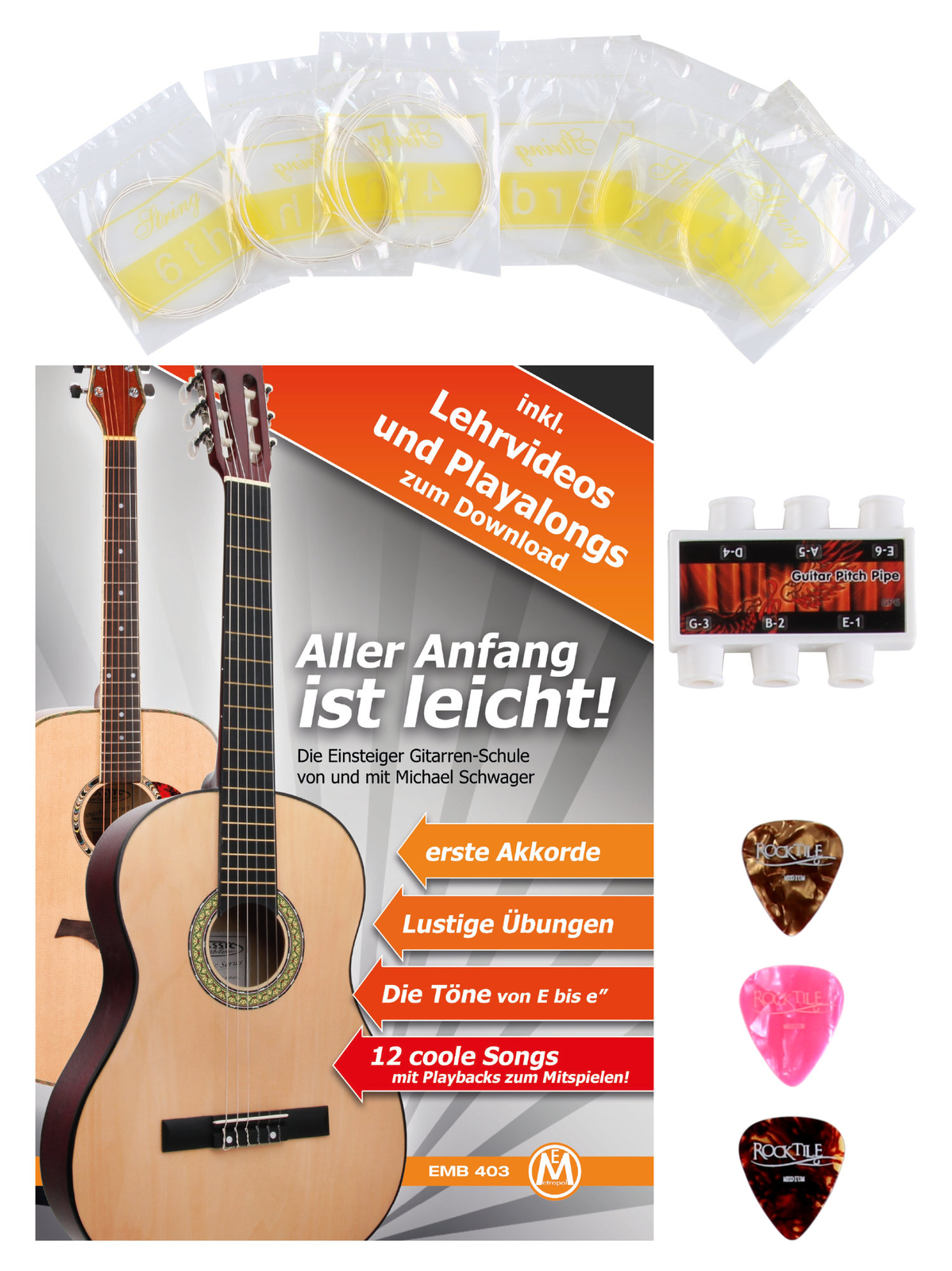 Set di accessori per chitarra classica 3/4 foto 2
