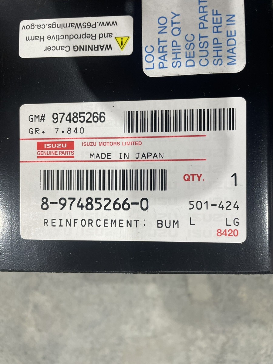 riyu様① GM 97485266 F Reinforcement Isuzu 8-97485266-0 NEW! FREE