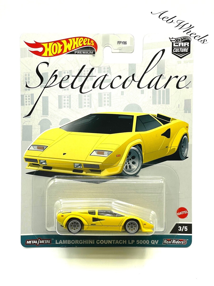 Hot Wheels Car Culture Spettacolare Lamborghini Countach LP 5000