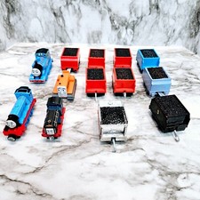 Thomas Train and Friends 3 Engine and 9 Coal Car 1 Dozer Lot of 13