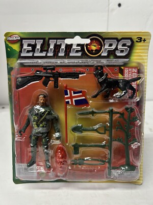 Vintage Hunson 3.75 Scale Knockoff Ji-joe Action Figure With Weapons 