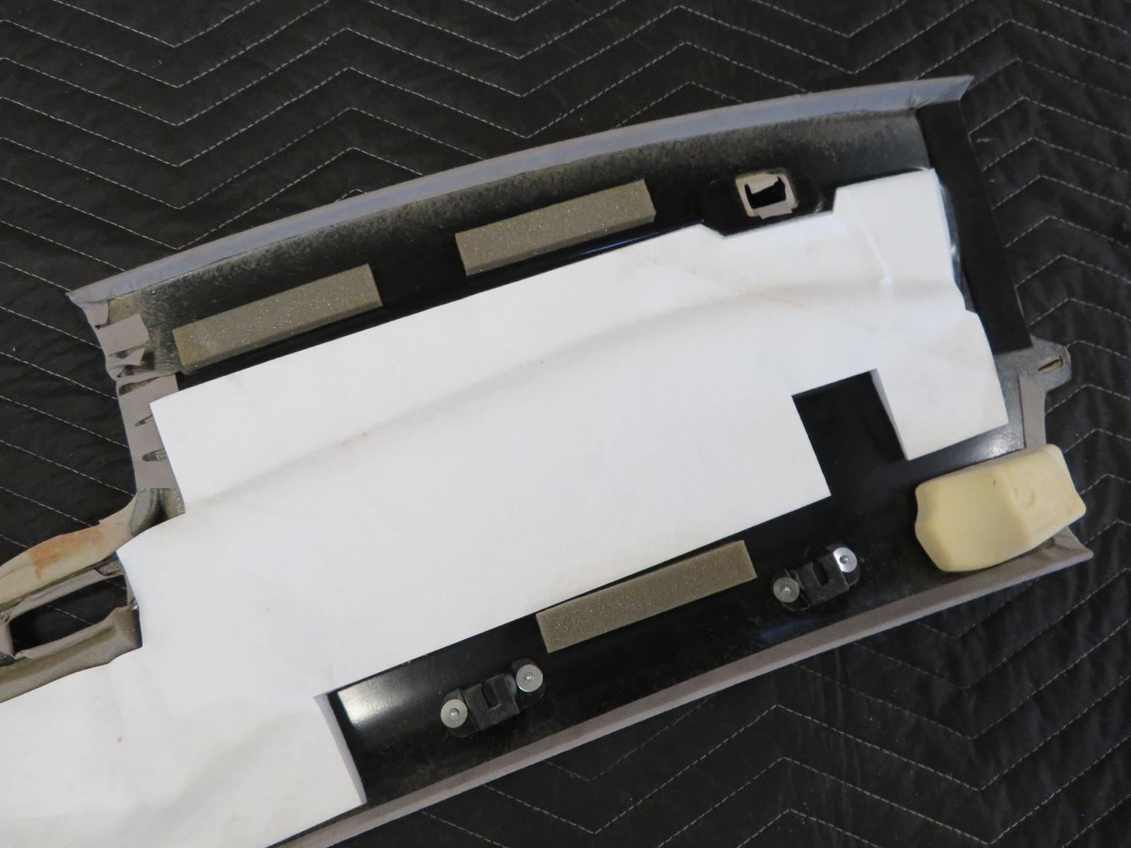 2012 ASTON MARTIN RAPIDE WINDSHIELD ROOF HEADER PANEL OEM TAN SUEDE