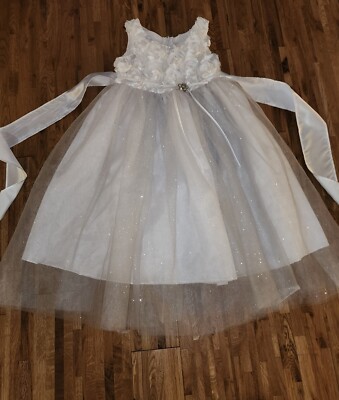 Girls Cinderella Embellished wedding communion mini bride