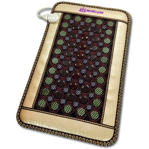 MediCrystal 4-Gems 86 Stones Far InfraRed Heating Bio Magnetic Mini Mat 32"x20" - Picture 1 of 12