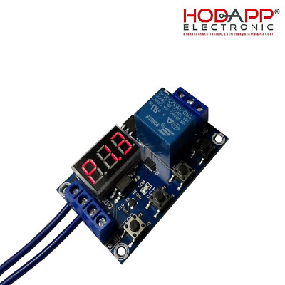 DC 6-30 V Digital Zeit Taktgeber Relais 0,1sec-999min Trigger 230V