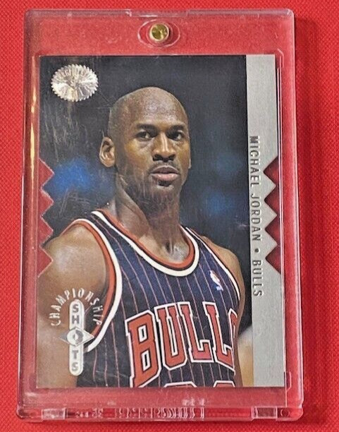 95-96 Michael Jordan Championship Shots Die-Cut - Michael Jordan Cards