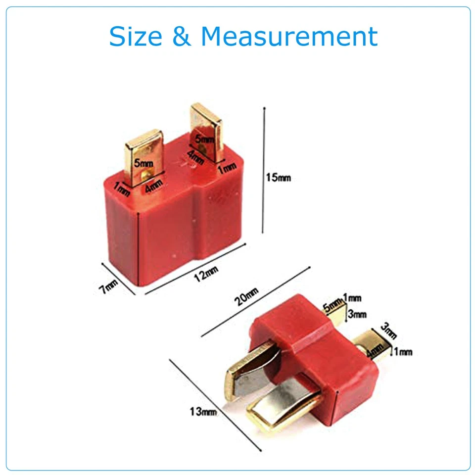 Ultra T-Plug 40 pcs Male/Female Deans Connectors Lipo - Image 4 of 4