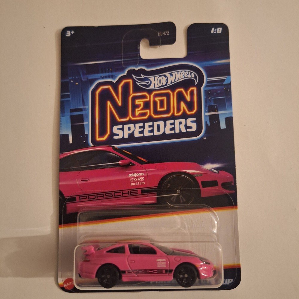 2024 Hot Wheels Neon Speeders Porsche 911 GT3 Cup
