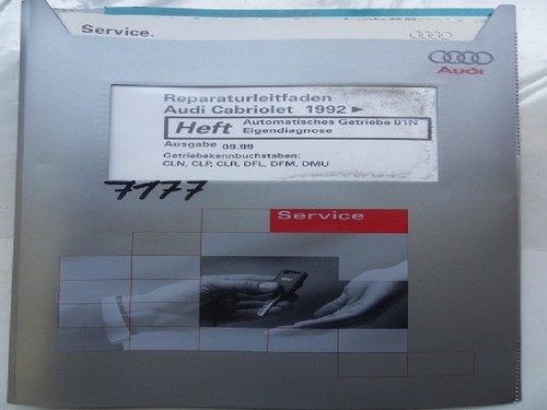 Werkstattbuch Reparaturleitfaden Audi Automatisches Getriebe Eigendiagnose #7177