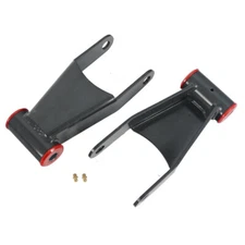 2" Rear Drop Shackle Lowering Kit For 1999-2007 Ford F250 Super Duty 2WD 4WD