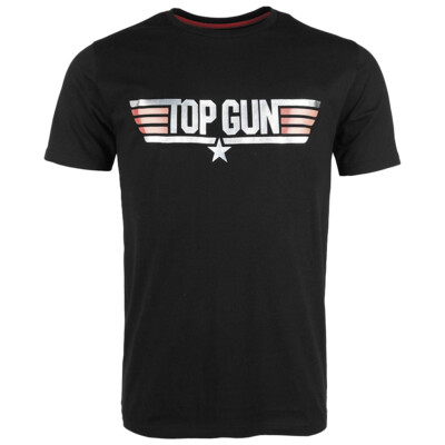 Mil-Tec T-Shirt Top Gun Slim Fit Cotton Gym Short Sleeve Mens