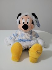Disney Minnie Mouse 16" Plush Christmas Sweater Theme Disney Store Exclusive New