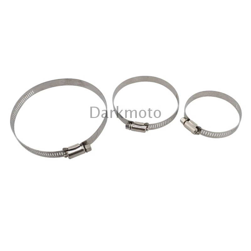 Silver Exhaust Muffler Pipe Leg Protector Heat Shield Cover Fits For Dirt Bike - Imagem 3 de 4