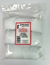 Pro Shot 500 Count Black Powder 2 1/2" Round Patches for 45-58 Cal