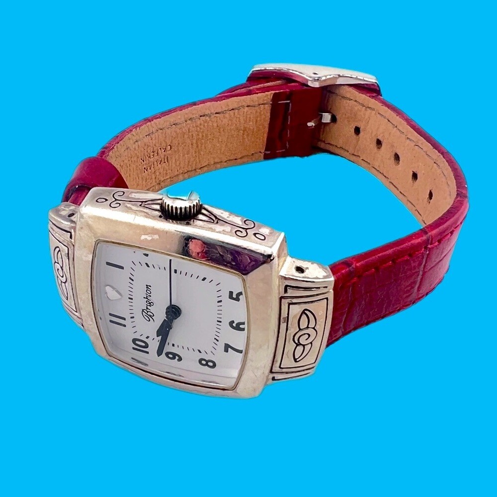 Brighton Women\'s Watch with Red Leather Strap s-l400.jpg main image 2