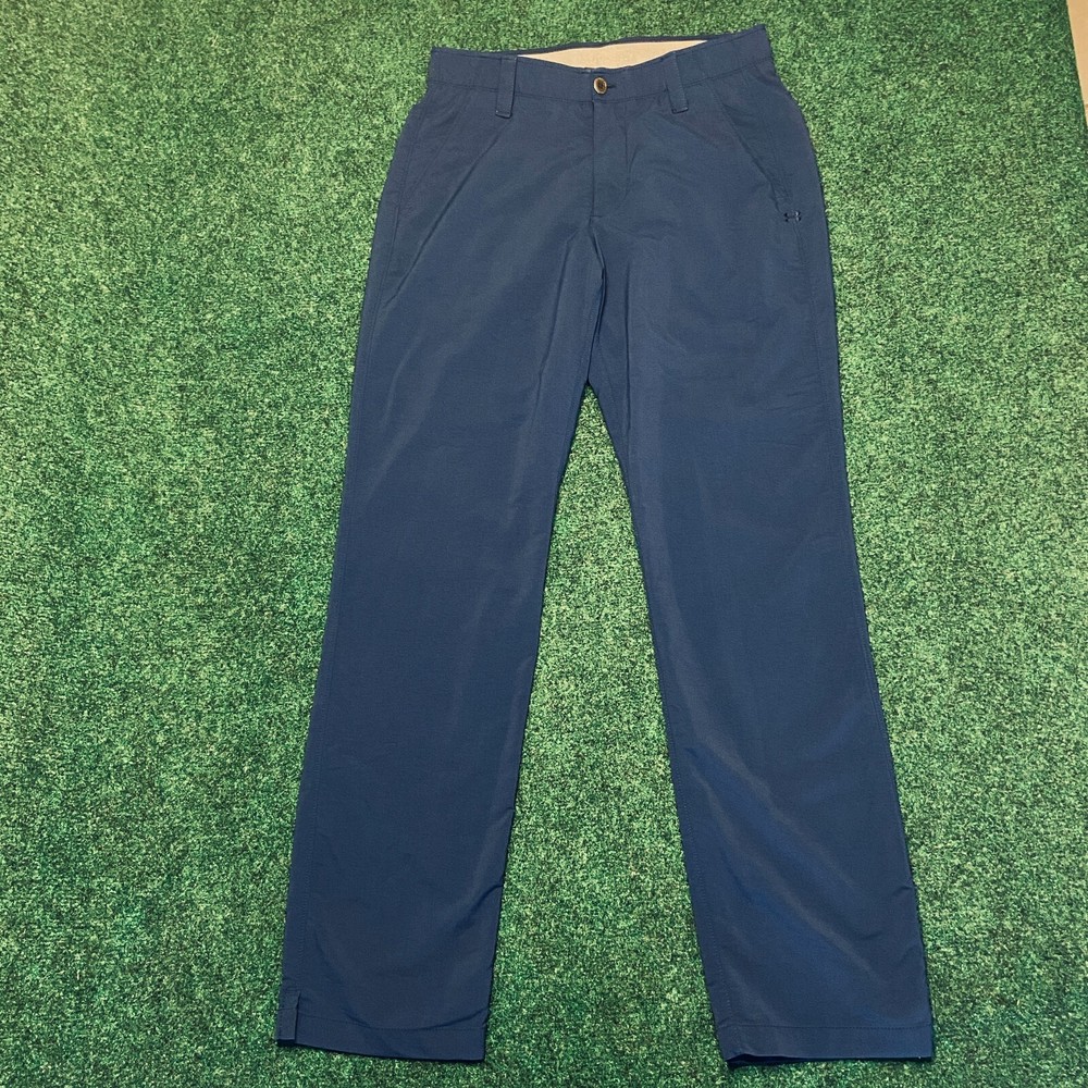 Under Armour Mens Lightweight Golf Pants 30x31 Navy Blue Performance Comfort