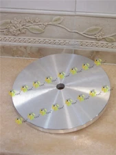 6 to 12 inch THK  Aluminium master lap diamond flat aluminum plate 152 to 300mm