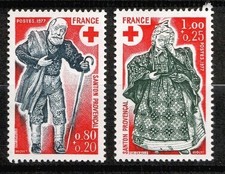 Timbre / Stamp  FRANCE  1977  Y&T  N° 1959 et 1960 NEUF ** sans charnière (MNH)