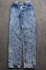 Levi's VTG 80s 501 Acid Wash Jeans Women's Size 5 24x31  Button-fly USA Made