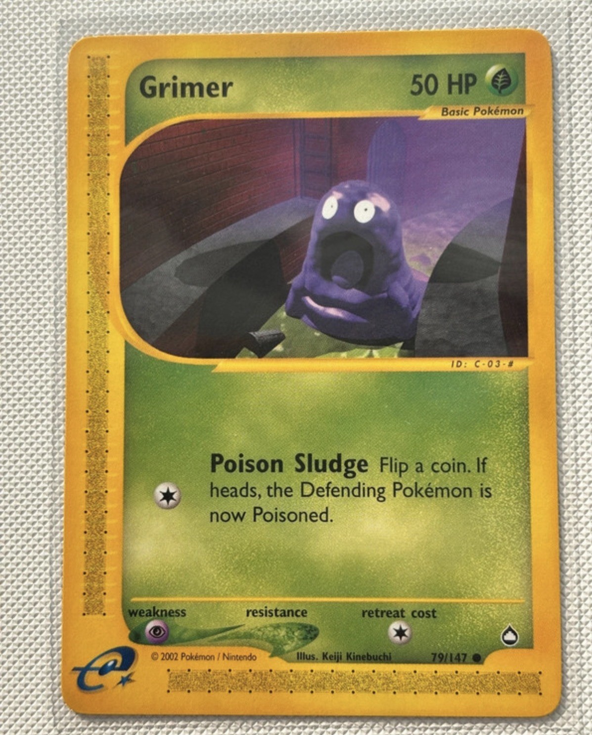 Grimer Aquapolis Common 79/147 Near Mint Pokemon Card