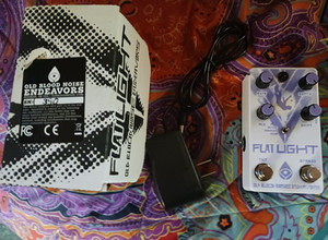 Old Blood Noise Endeavors Flat Light Textural Flange Effect Pedal With Box