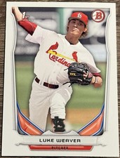 2014 Bowman Draft Luke Weaver #DP23 St. Louis Cardinals