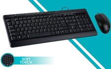 Multimedia Wired Combo Tastiera + Mouse cablati NX130