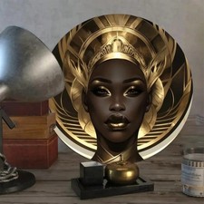 Vintage Wall Art Round Aluminum Tin Metal Signs Home D cor 8x8 for Living Room