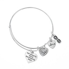 - Best Friends Bangle Bracelets for Women, Friend Jewelry, Infinity Non Silver