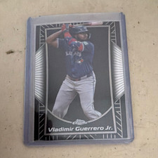 Topps Chrome 2025 Vladimir Guerrero Jr. Shadow Etch SE-6 Toronto Blue Jays Base…